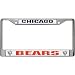 Rico Chicago Bears Chrome License Plate Frame