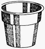Duraco DC4 TCST 4-1/2 Terra Cotta Stone Planter