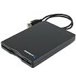 SABRENT External USB 1.44 MB 2x Floppy Disk Drive SBT-UFDB (Black)