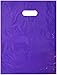 100 12x15 Glossy Purple and Lime Green Plastic Merchandise Bags w/Handles