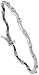 14k White Gold (3 mm wide) 7 Tennis Bracelet, w/ 18 Round Brilliant Diamonds; Total Carat Weight: 1.03; Clarity: SI; Color: H-I