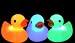 LED Leucht Badeente Bade Ente Glow Duck mit schimmerndem Farbwechselspiel wasserdich Batterien austauschbar