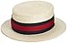 Scala Men's Laichow Braid Boater Hat,Bleach,X-Large