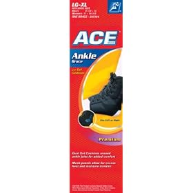 Click here to buy ACE Ankle Brace with Gel Cushions Large Extra Large by ACE.