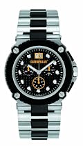 Caterpillar S3 143 11 121 Stainless Steel Mens S300 Chronograph Black Dial Bracelet Strap