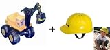 Produkt-Bild: Sitzbagger 100 kg Tragkraft, 80cm + gelber Bauhelm