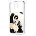 Samsung Galaxy S5 Case,Lovely Cute Animal Pattern on Soft TPU Silicone Protective Skin Ultra Slim & Clear with Unique Design Gift Cover for Galaxy S5,panda hi