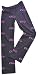 Adult Low Rise Cotton Jersey Sport Pants Black with Pink Cheer Design