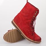 BJ&Ouml;RN BORG PEREZ 05 STIEFEL [ROUGE SUEDE]