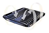 Porcelain Convection 12 7/8 by16.5 Inch Broiler Pan with Porcelain Grill
