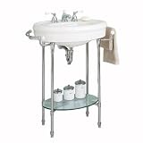 American Standard 0283.008.020 Standard Collection Pedestal Sink Top with 8-Inch Faucet Spacing, White