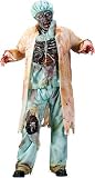 Men's Plus Size Zombie Doctor Costume