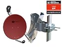 SatConn High-Performance Sat-Spiegel 65 cm Alu - rot