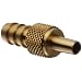 Male Luer Fitting to Tube Brass Tube ID 1/4" .260" Barb OD