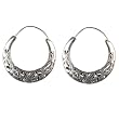 Silver Earrings for Women Handmade Jewelry 1.5 inches