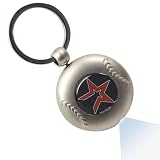 MLB Houston Astros Silver Baseball Flashlight Keychain