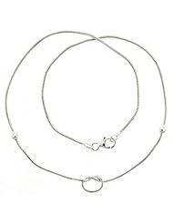 Sterling Silver Necklace / Bracelet with a Knot