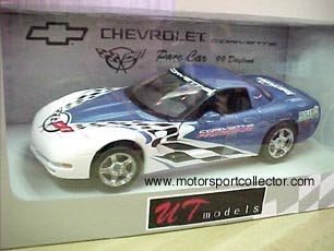 1/18 UT Corvette 1999 Daytona Pace Car in Blue and White