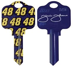 Jimmie Johnson Kwikset KW1 House Key NASCAR Keys