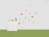 Produkt-Bild: Wandbild Wandsticker Schmetterling 3 St&uuml;ck &aacute; 10cm in 30 Farben S2-enzianblau51