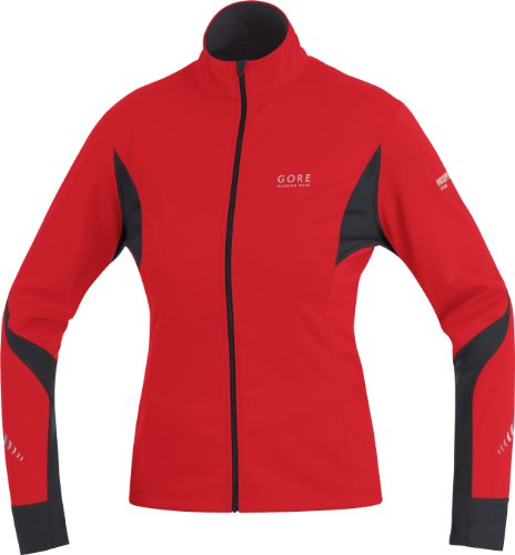 GORE RUNNING WEAR Damen Shirt Soft Shell ZOOM, red/black, 36 Preisvergleich