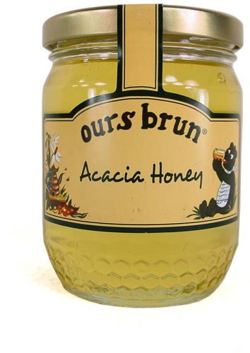 Michaud Ours Brun Acacia Honey French Import, 13.3 oz jar by Le Mas des Abeilles