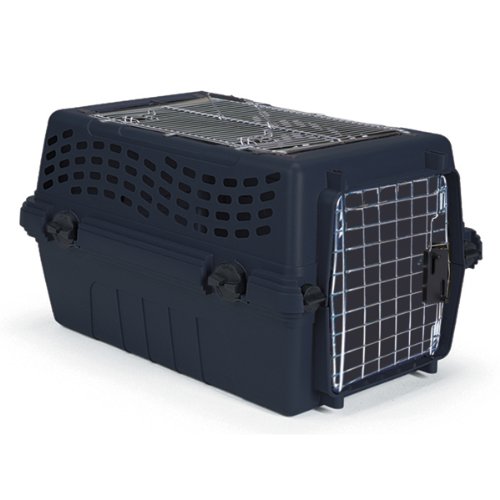 Petmate Double Door Deluxe Pet Kennel - Intermediate - Black Dahlia