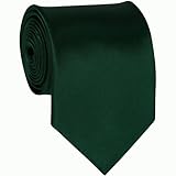 ADF-17 - Mens - Forest Green - Solid Necktie ADF-17 - Mens - Forest Green - Solid Necktie