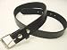 Lucky 13 Tattoo Your Soul Black Leather Western Belt with removable buckle