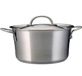  : Advantage 71368 Stainless Steel 10 Quart Covered Saucepan