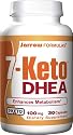Jarrow Formulas Seven (7)-Keto DHEA (Dehydroepiandrosterone), 100mg, 30 Capsules
