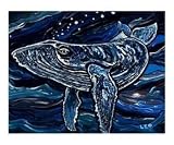 Humpback Whale Giclee Poster Print by Leone Ardo, 20x16