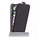 Caseflex iPhone 6 Plus Case Black Genuine Leather Flip Cover
