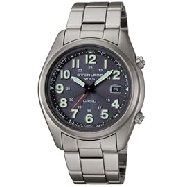 CASIO (カシオ) 腕時計 OVERLAND オーバーランド ソーラー電波時計 チタンバンド OVW-100TDJ-1A2JF