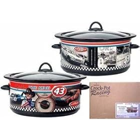 Rival Crock Pot Richard Petty #43 Nascar Slow Cooker and Bonus Bag by Rival