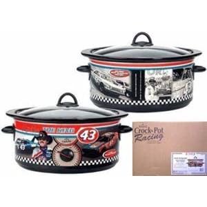 Rival Crock Pot Richard Petty #43 Nascar Slow Cooker and Bonus Bag by Rival
