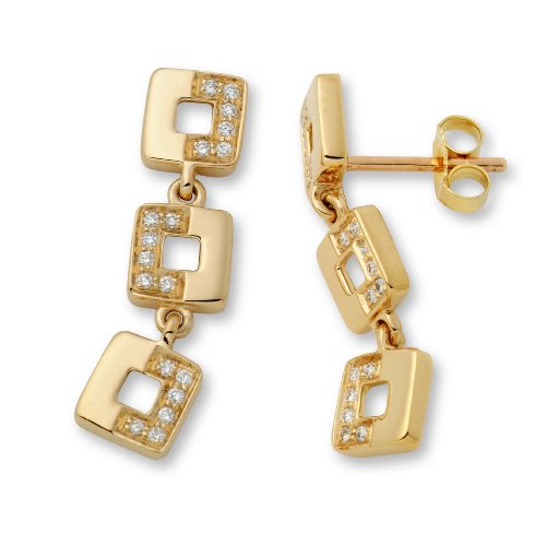 Miore Damen Ohrringe 18 Karat (750) Gelbgold M0293Y Preisvergleich