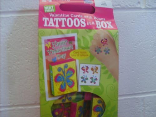 Valentine Cards with Tattoos in a Box