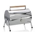 BBQ Tischgrill Campinggrill mit Klappdeckel und Tragegriff