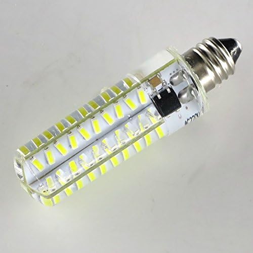 Honcaly® Pack of 10pcs 110v 6w E11 Dimmable LED Light Chandelier Dimmable Bulb Halogen Replacement White 6000k Crystal Ceiling Lamp Light