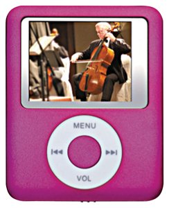 Unirex MP4/MP3 Player 2GB - Pink (MPX-28G2P)