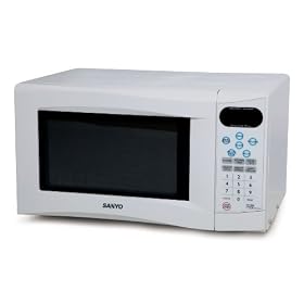Sanyo EM-S355AW 23 litre 900 watt Touch Control Solo Microwave Oven, White