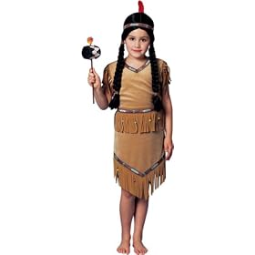 Kid's Pow Wow Indian Girl Costume (Size:Lg 12-14)