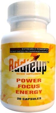 UNISHOW® Addieup New Packing 60 Pills Capsules Dietary Supplement Power Focus Energy By Bubble Star