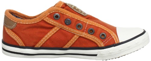 Mustang 5803-405-61, Chaussures basses mixte enfant - Orange (Orange 61), 36 EU