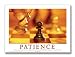 Patience Motivational Laminated Poster, Inspirational Art Print