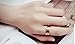 WDSHOW Heartbeat Rings Rose Gold for Women Size 7