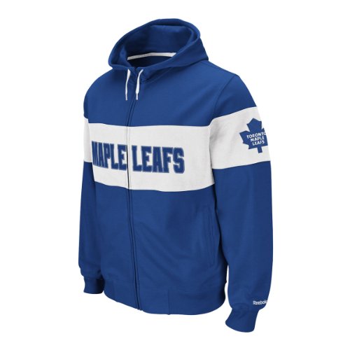 Toronto Maple Leafs Neutral Zone Full Zip Hoodie Size M