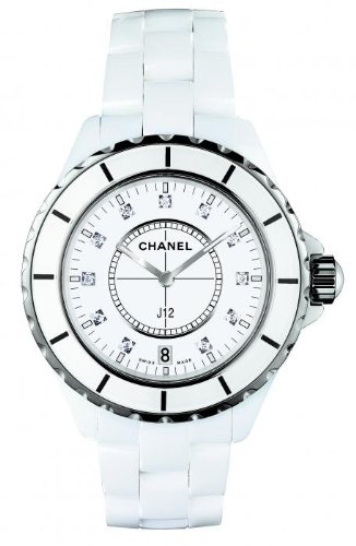 Chanel J12 White Ceramic Diamond Watch H2125 Chanel J12 White Ceramic Diamond Watch H2125
