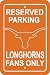 NCAA Texas Longhorns 12-by-18 inch Plastic Parking Sign